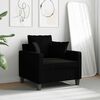 vidaXL Sofa Chair Black Polyester, Metal, Textilene Single Sofa Chair