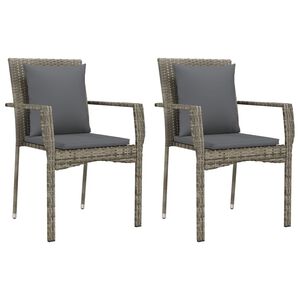 vidaXL Garden Chair Grey