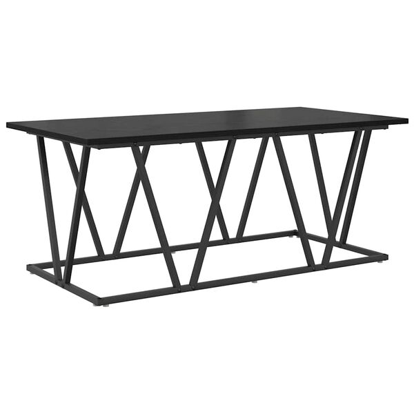 vidaXL Coffee Table Black oak 39.4" x 19.7" x 15.7