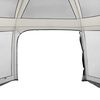 vidaXL Pool Tent with Removable Fly & Mesh Walls Grey 201.6x180.3"