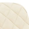 vidaXL Swivel Dining Chair Set of 2 Cream Velvet Swivel