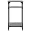 vidaXL Side Table Grey Sonoma Engineered Wood, Steel Medium