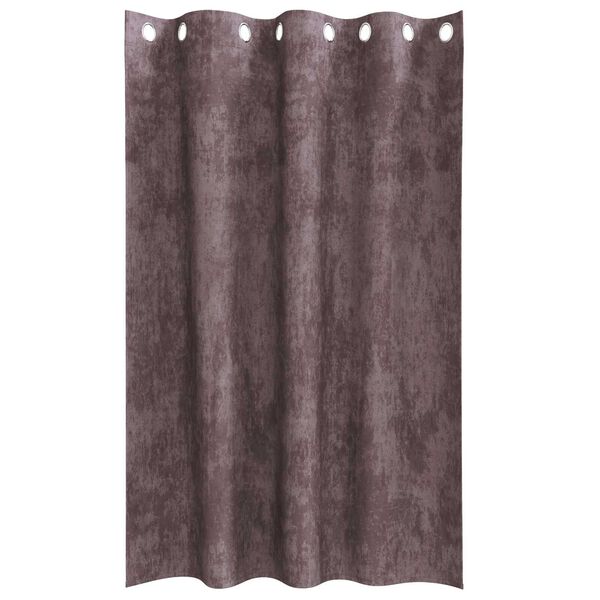 vidaXL Velvet Curtains 2 pcs Brown 68.90 x 55.12 in Velvet