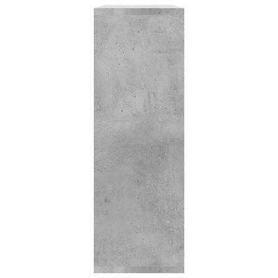 vidaXL Wall Shelves Concrete Gray 40.9"x7.9"x23" Chipboard