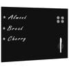 vidaXL Wall Mounted Magnetic Blackboard Glass 31.5"x23.6"
