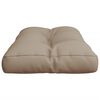 vidaXL Pallet Cushion Taupe 31.5"x15.7"x4.7" Fabric