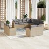 vidaXL Garden Sofa Set Beige