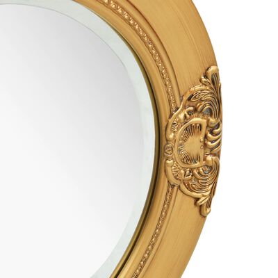 vidaXL Wall Mirror Baroque Style 19.7" Gold