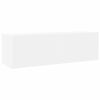 vidaXL TV Cabinet Set Wall-mounted White Standard Engineered wood