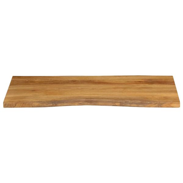 vidaXL Table Top 47.2"x23.6"x1.5" Live Edge Solid Wood Mango