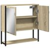 vidaXL Bathroom Mirror Cabinet Sonoma Oak