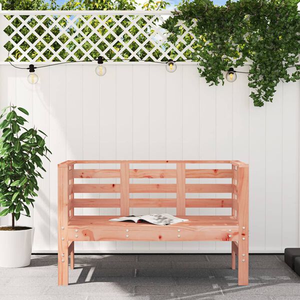 vidaXL Garden Bench Natural Wood Solid Douglas wood 2-seater Durable