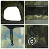 vidaXL Family Tent Dome 6-Person Camouflage Waterproof