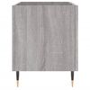 vidaXL Record Cabinet Grey Sonoma Engineered wood, iron Medium