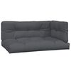 vidaXL Patio Sofa Set Anthracite Solid Acacia wood Standard