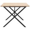 vidaXL Dining Table Natural Wood Solid Pine Wood Large Durable