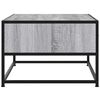 vidaXL Coffee Table Grey Sonoma Engineered Wood