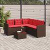 vidaXL Patio Sofa Brown
