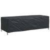 vidaXL Furniture Cover Plain Black 106.30 x 43.31 x 27.56 in 420D