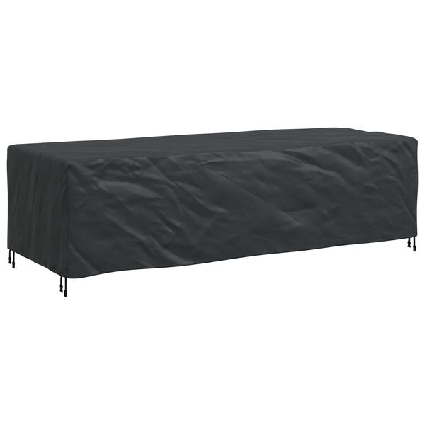 vidaXL Furniture Cover Plain Black 106.30 x 43.31 x 27.56 in 420D