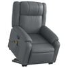 vidaXL Stand Up Massage Recliner Chair Grey
