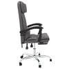 vidaXL Massage Office Chair Grey