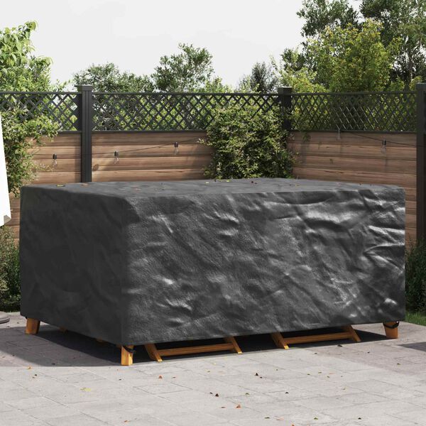 vidaXL Furniture Cover Plain Black 94.49 x 62.99 x 39.37 in 600D