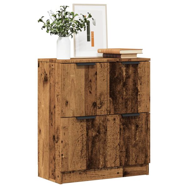 vidaXL Sideboard Old wood Engineered wood Medium Sideboard Rectangular