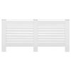 vidaXL Radiator Cover White 67.7"x7.5"x32.1" MDF