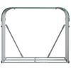vidaXL Log Holder Green 47.2"x17.7"x39.4" Galvanized Steel