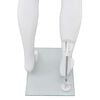 vidaXL Full Body Male Mannequin with Glass Base Glossy White 72.8"