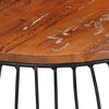 vidaXL Coffee Table Multicolor Solid reclaimed wood, powder-coated iron