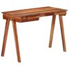 vidaXL Writing Desk Honey Solid acacia wood Writing Desk Rectangular