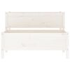 vidaXL Planter White Solid pine wood 43.3 x 33.1 x 29.5 in