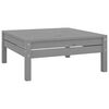vidaXL Garden Lounge Set Grey Solid pinewood 6 piece set Durable