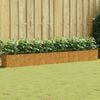 vidaXL Garden Raised Bed Rusty Corten Steel Large Decorative Inlays