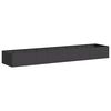 vidaXL Planter Black Cold-rolled steel Large Durable Planter