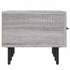 vidaXL TV Cabinet Grey Sonoma Engineered wood, iron 59.1 in TV Cabinet