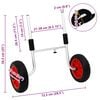 vidaXL Kayak Trolley 198.4 lb Aluminium
