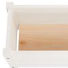 vidaXL Raised Bed 2 Pack White Solid Pine Wood