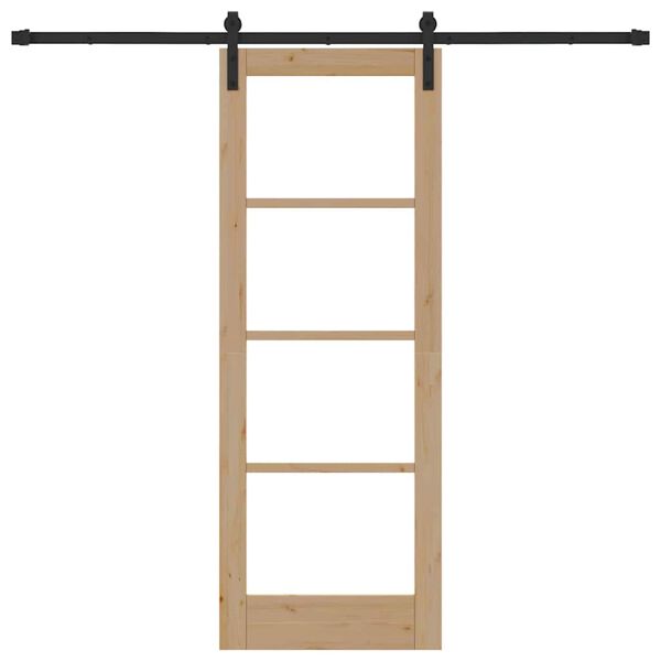 vidaXL Sliding Door ORKDAL Natural 28.94 x 78.15 in