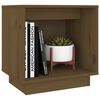 vidaXL Bedside Cabinet Set of 2 Honey brown Solid pinewood Compact