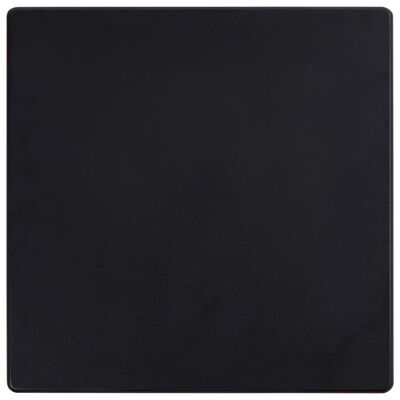 vidaXL Bar Table Black 23.6"x23.6"x43.7" MDF