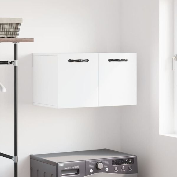 vidaXL Wall Cabinet White Engineered wood Small Wall Cabinet