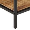 vidaXL Coffee Table Natural wood with black frame