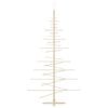 vidaXL Wooden Christmas Tree for Decoration 70.9" Solid Wood Pine