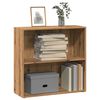 vidaXL Bookcase Artisian oak Engineered wood Medium Bookcase