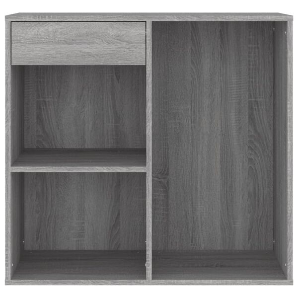vidaXL Cosmetic Cabinet Gray Sonoma Engineered wood 31.5x15.7x29.5 in