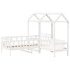 vidaXL Day Bed Set White Solid pine wood, Plywood Twin