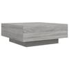 vidaXL Coffee Table Gray Sonoma Engineered wood 31.5x31.5x12.2 in